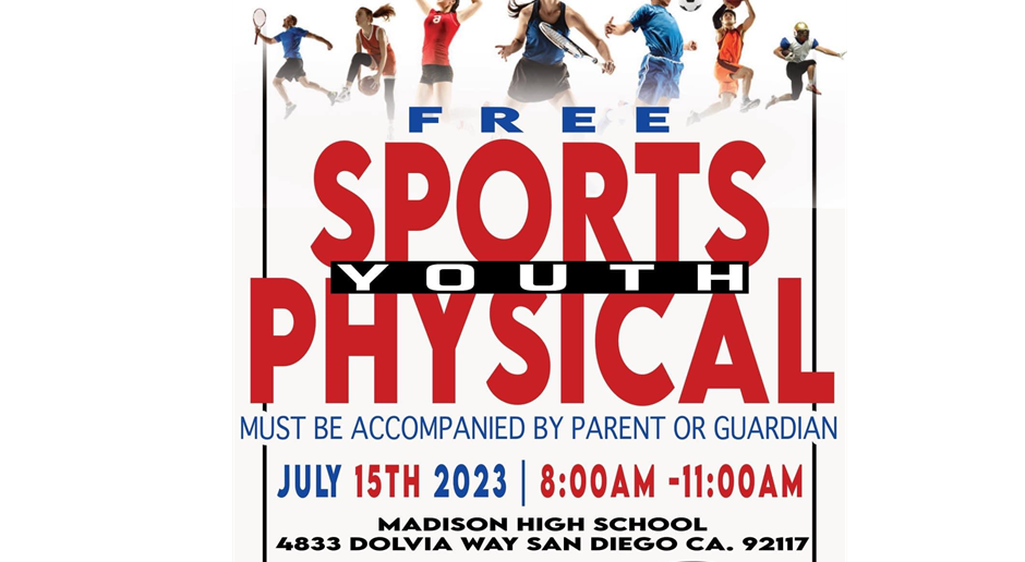 FREE SPORTS PHYSICALS 